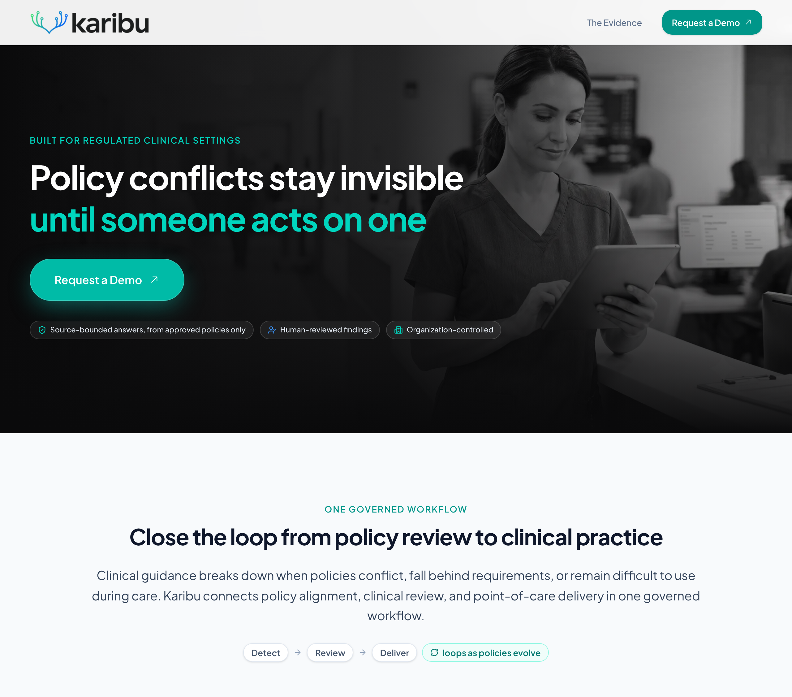 Karibu dashboard screenshot